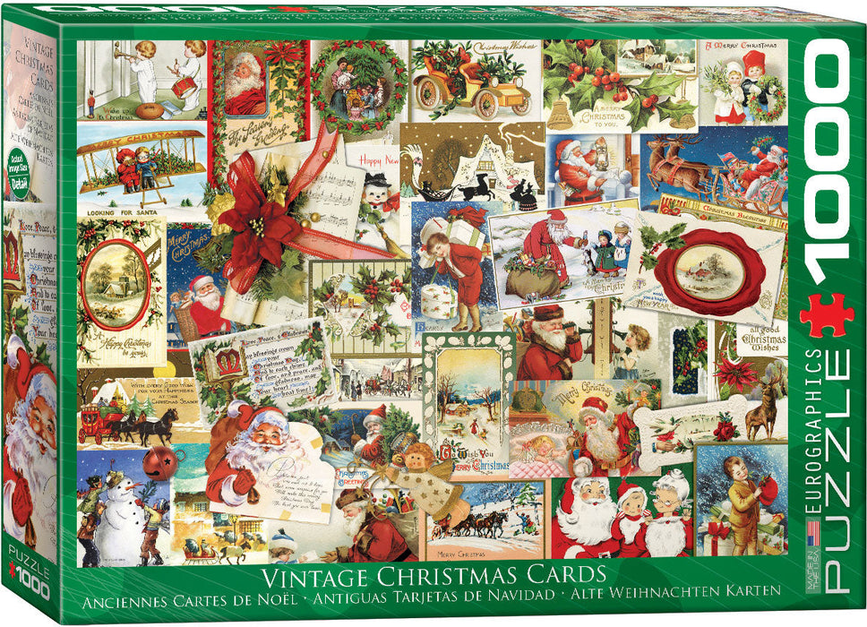 Puzzle: Christmas - Seasonal - Vintage Christmas Cards - for just $19.99! 