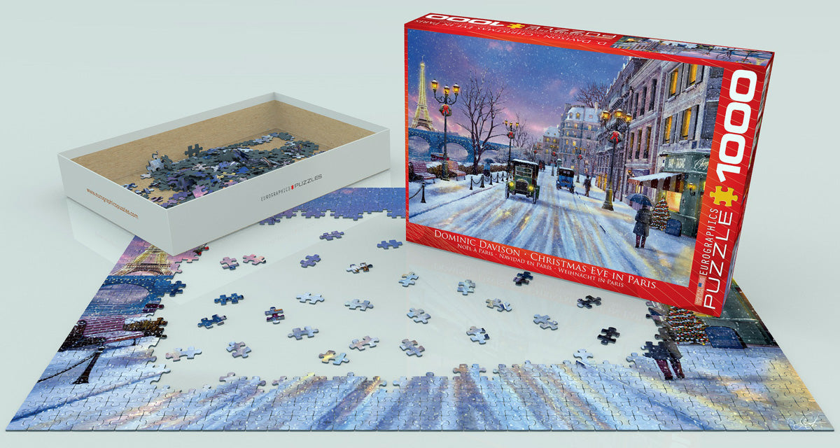 Puzzle: Christmas - Seasonal - Christmas Eve in Paris by Dominic Davison - for just $19.99! 