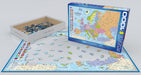 Puzzle: Maps & Flags - Map of Europe - for just $19.99! 
