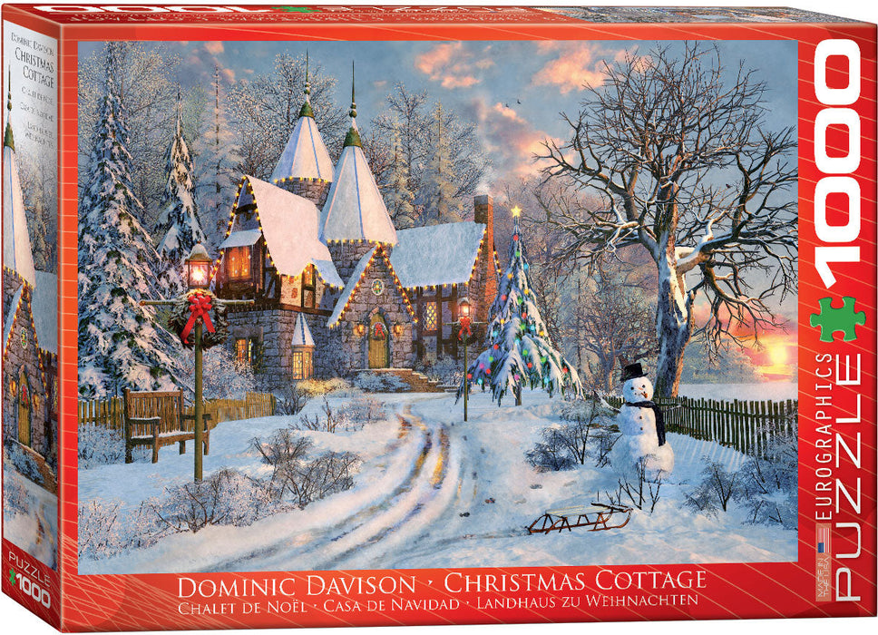 Puzzle: Christmas - Seasonal - Christmas Cottage by Dominic Davison - for just $19.99! 