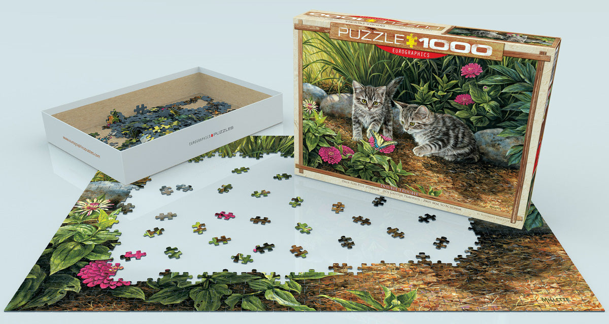 Puzzle: Artist Series - Double Trouble by Rosemary Millette - for just $19.99! 