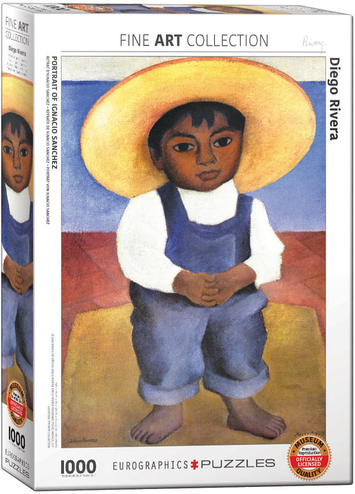 Puzzle: Fine Art Masterpieces - Portrait of Ignacio Sanchez by Diego Rivera - for just $19.99! 