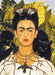 Puzzle: Fine Art Masterpieces - Self-Portrait with Thorn Necklace and Hummingbird by Frida Kahlo - for just $19.99! 