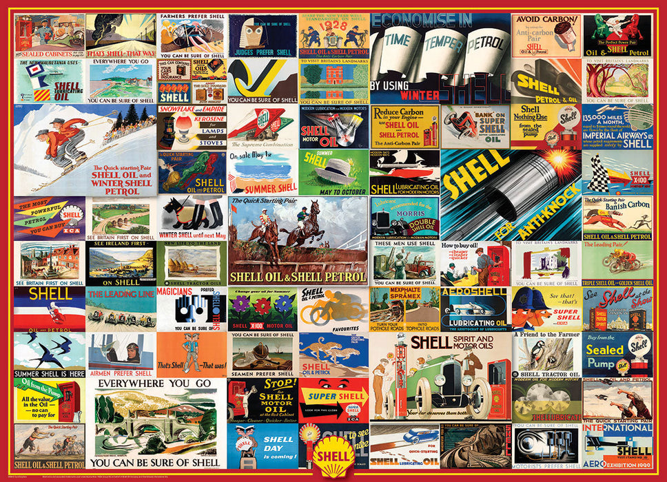 Puzzle: Vintage Car Art - Shell Heritage Collection - for just $19.99! 
