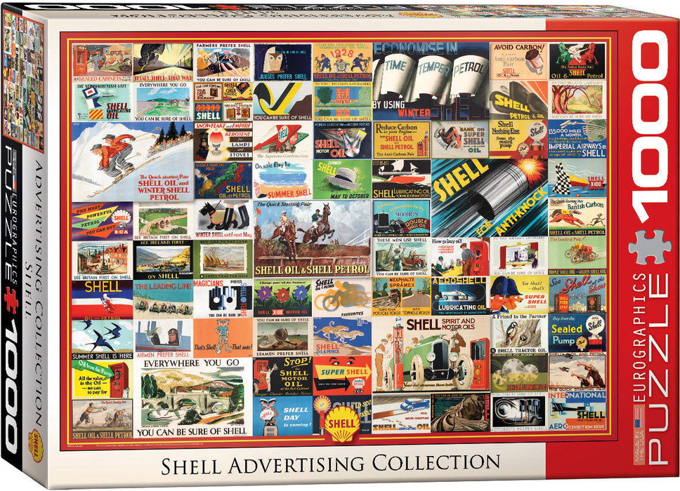Puzzle: Vintage Car Art - Shell Heritage Collection - for just $19.99! 