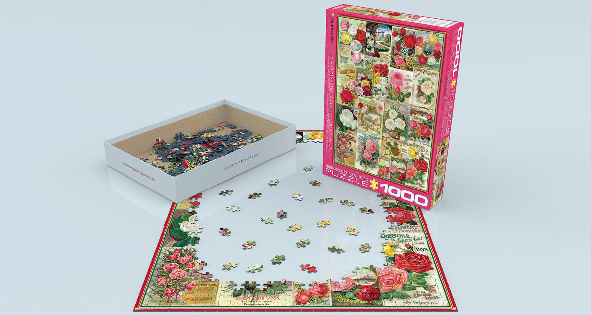 Puzzle: Seed Catalogue Collection - Roses Seed Catalogue Collection - for just $19.99! 