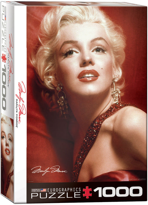 Puzzle: Celebrities Collection - Marilyn Monroe Red Portrait - for just $19.99! 