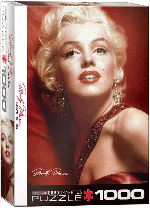 Puzzle: Celebrities Collection - Marilyn Monroe Red Portrait - for just $19.99! 