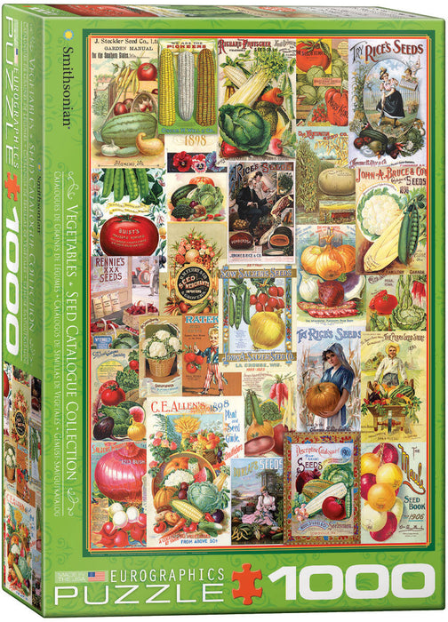 Puzzle: Seed Catalogue Collection - Vegetables Seed Catalogue Collection - for just $19.99! 