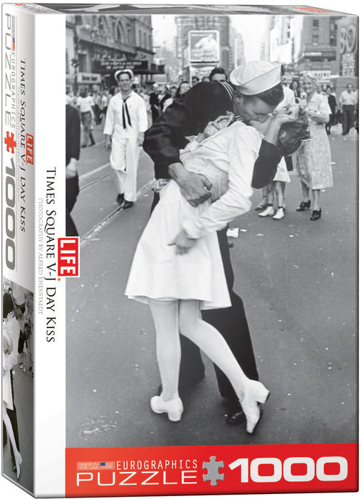 Puzzle: Celebrities Collection - LIFE V-J Day Kiss in Times Square - for just $19.99! 