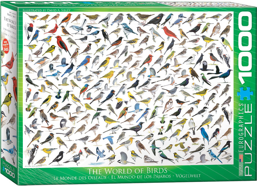 Puzzle: Animal Charts - The World of Birds - for just $19.99! 