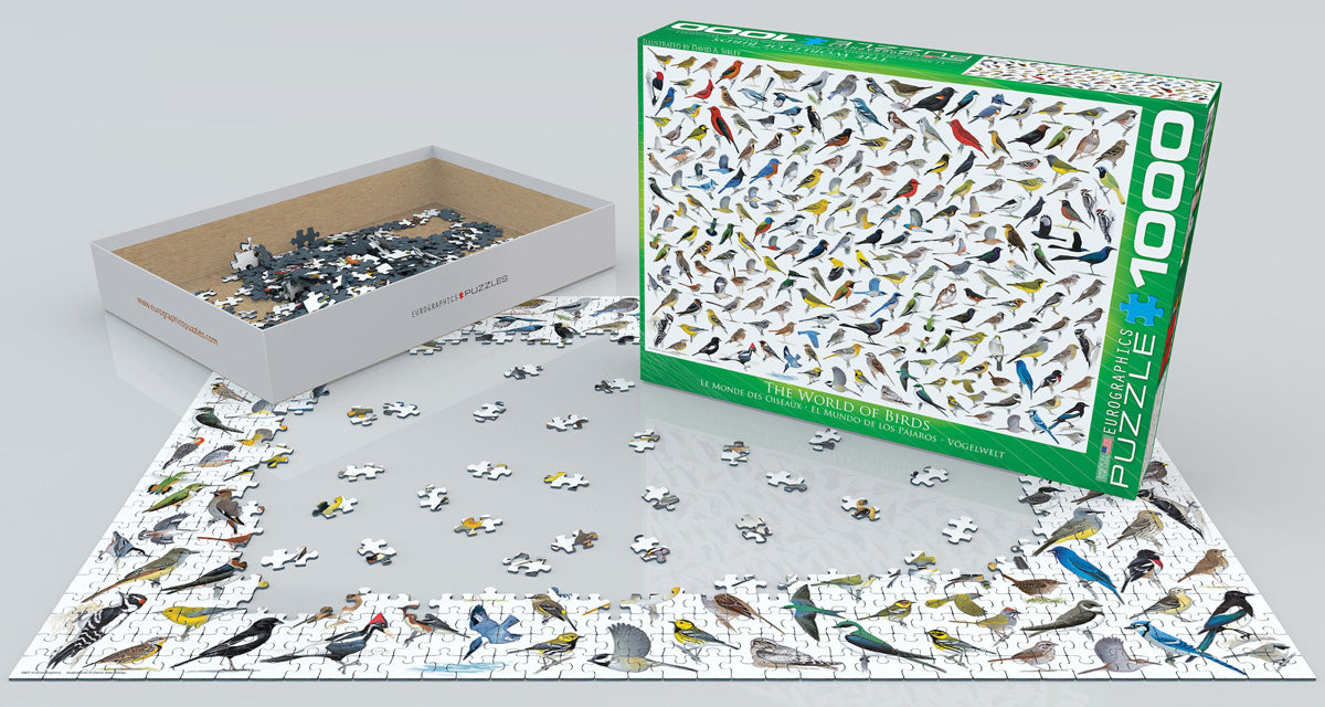 Puzzle: Animal Charts - The World of Birds - for just $19.99! 
