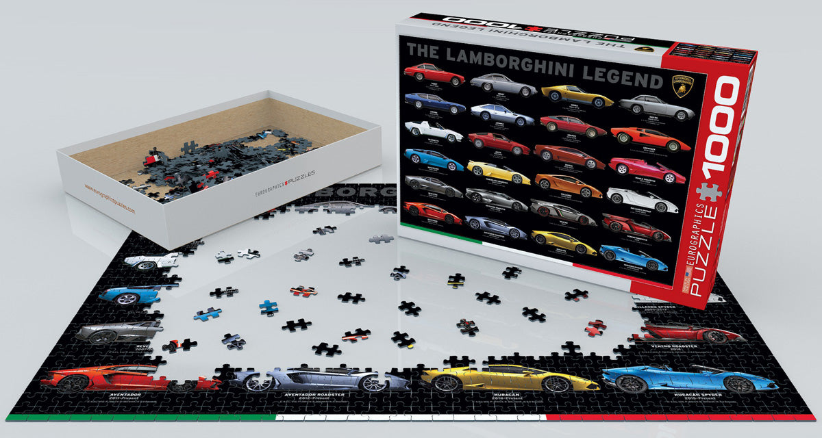 Puzzle: American Car Classics - The Lamborghini Legend - for just $19.99! 