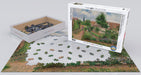 Puzzle: Fine Art Masterpieces - Vegetable Garden Overcast Morning Eragny by Camille Pissarro - for just $19.99! 