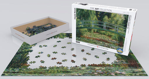 Puzzle: Fine Art Masterpieces - The Japanese Footbridge by Claude Monet - for just $19.99! 