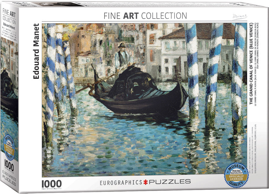 Puzzle: Fine Art Masterpieces - The Grand Canal of Venice (Blue Venice) by Edouard Manet - for just $19.99! 