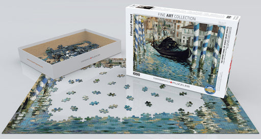 Puzzle: Fine Art Masterpieces - The Grand Canal of Venice (Blue Venice) by Edouard Manet - for just $19.99! 