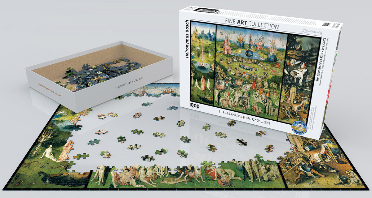 Puzzle: Fine Art Masterpieces - The Garden of Earthly Delights by Heironymus Bosch - for just $19.99! 