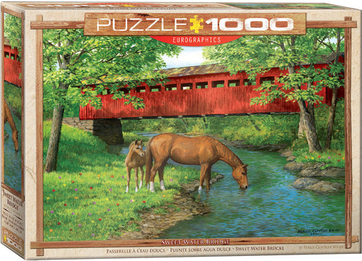 Puzzle: Artist Series - Sweet Water Bridge by Persis Clayton Weirs - for just $19.99! 