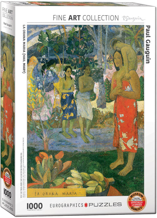 Puzzle: Fine Art Masterpieces - La Orana Maria (Hail Mary) by Paul Gauguin - for just $19.99! 
