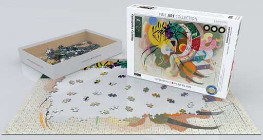 Puzzle: Fine Art Masterpieces - Dominant Curve by Wassily Kandinsky - for just $19.99! 
