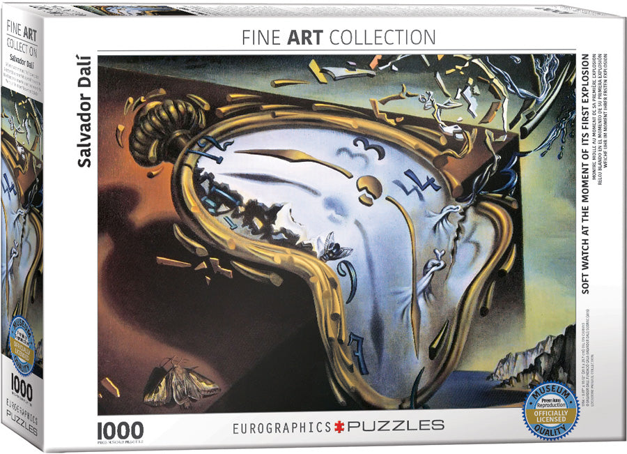 Puzzle: Fine Art Masterpieces - Soft Watch at the Moment of First Explosion - for just $19.99! 