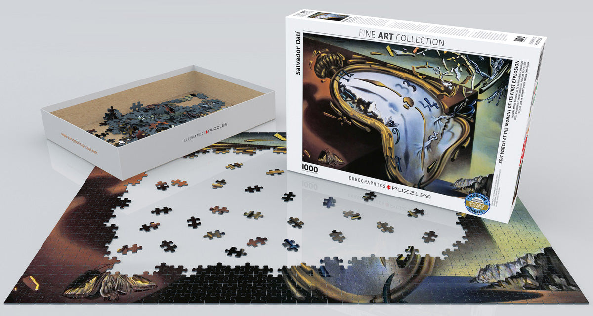Puzzle: Fine Art Masterpieces - Soft Watch at the Moment of First Explosion - for just $19.99! 