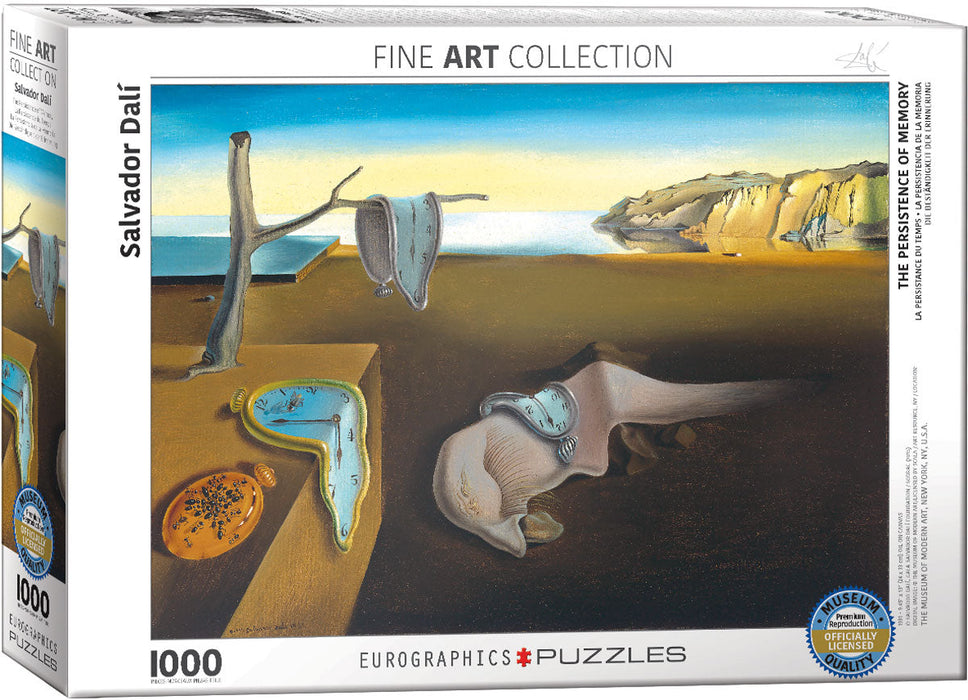 Puzzle: Fine Art Masterpieces - The Persistence of Memory by Salvador Dali - for just $19.99! 