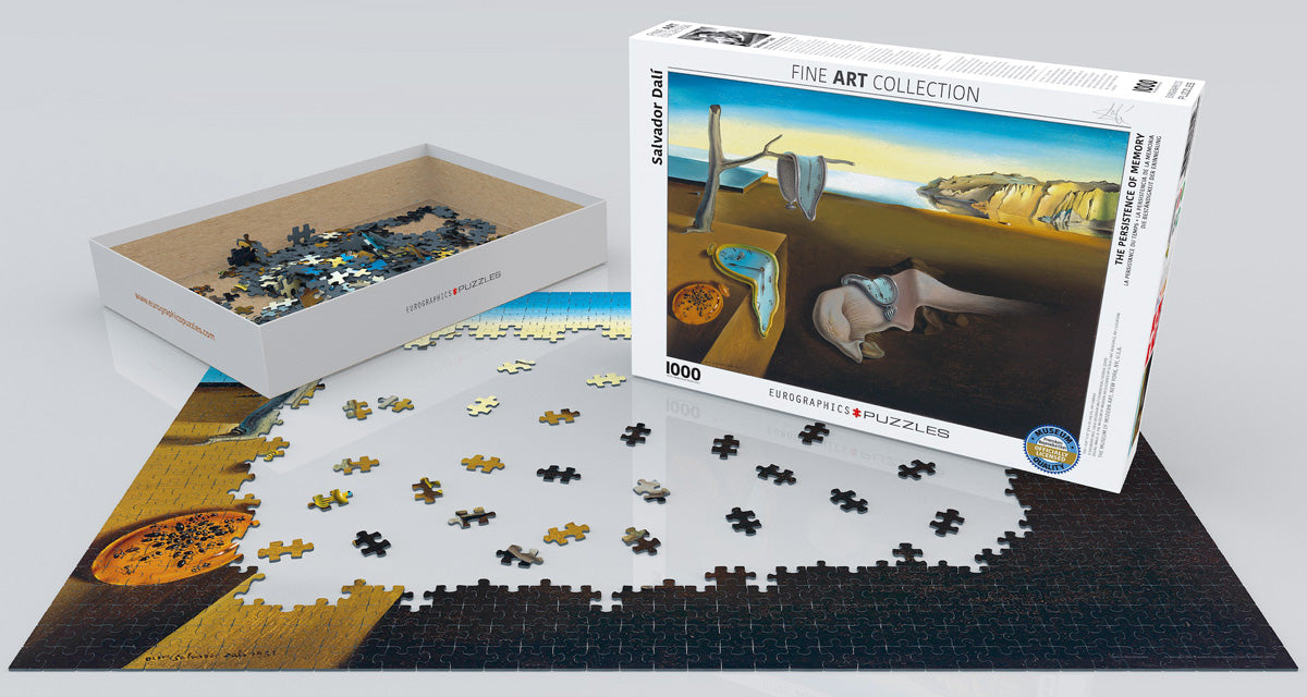 Puzzle: Fine Art Masterpieces - The Persistence of Memory by Salvador Dali - for just $19.99! 