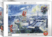 Puzzle: Fine Art Masterpieces - Le Bouquet de Paris by Marc Chagall - for just $19.99! 