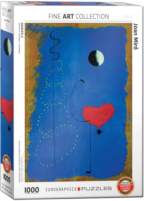 Puzzle: Fine Art Masterpieces -  Dancer II by Joan Miró - for just $19.99! 