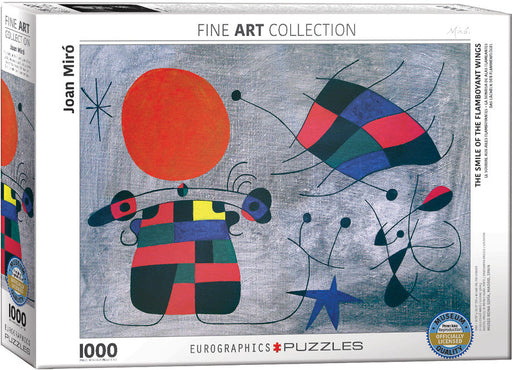 Puzzle: Fine Art Masterpieces - The Smile of the Flamboyant Wings by Joan Miró - for just $19.99! 