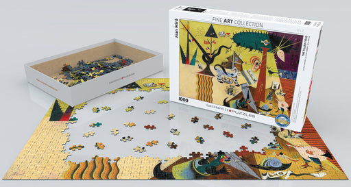 Puzzle: Fine Art Masterpieces - The Tilled Field by Joan Miró - for just $19.99! 