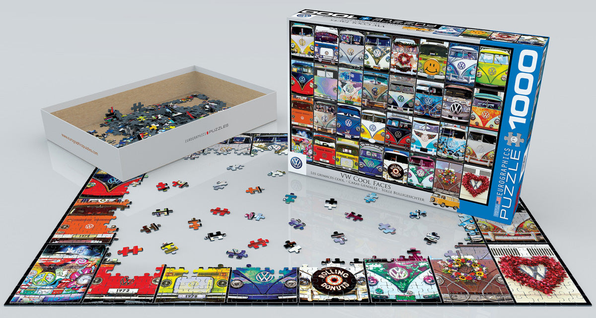 Puzzle: The VW Groovy Collection - VW Cool Faces - for just $19.99! 