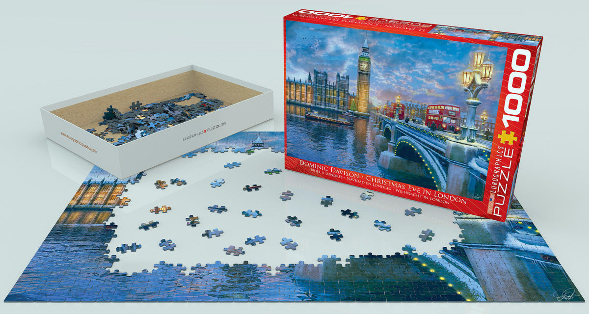 Puzzle: Christmas - Seasonal - Christmas Eve In London by Dominic Davison - for just $19.99! 