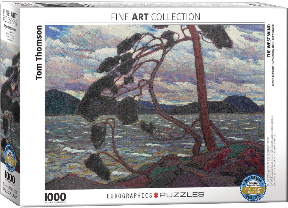 Puzzle: Fine Art Masterpieces - The West Wind by Tom Thomson - for just $19.99! 