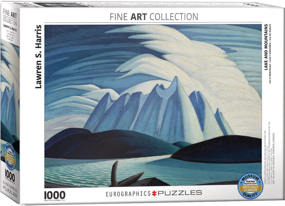 Puzzle: Fine Art Masterpieces - Lake and Mountains by Lawren S Harris - for just $19.99! 