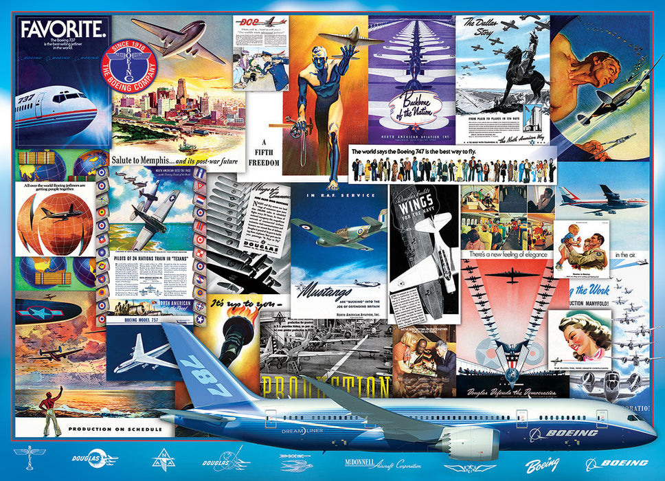 Puzzle: Sea & Land Transportation - Boeing Advertising Collection - for just $19.99! 