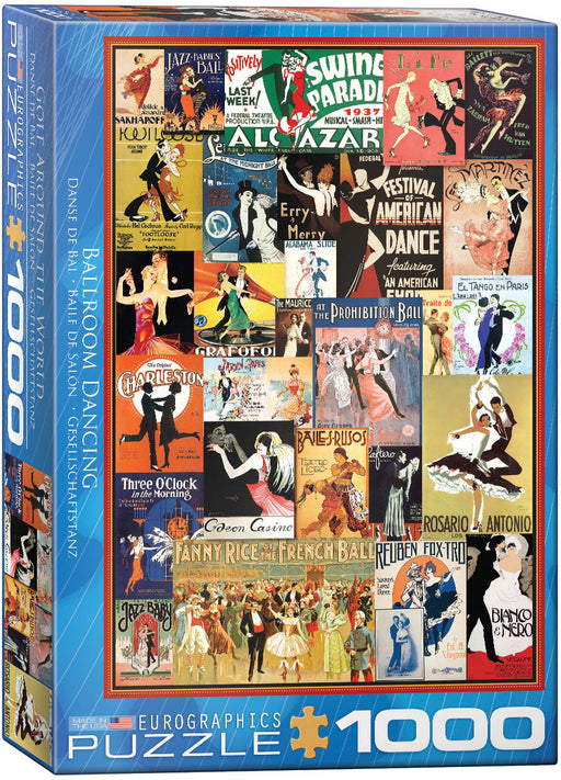 Puzzle: Vintage Art Collages - Ballroom Dancing - for just $19.99! 
