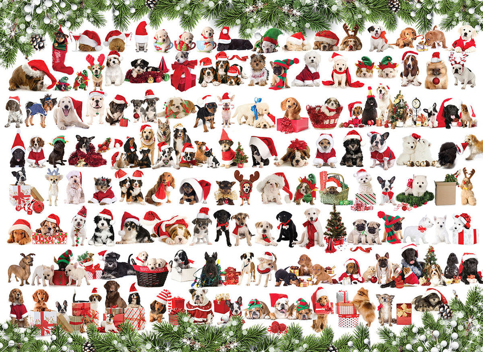 Puzzle: Animal Charts - Holiday Dogs - for just $19.99! 