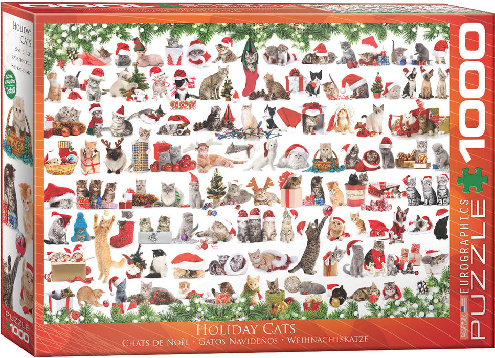 Puzzle: Christmas - Seasonal - Holiday Cats - for just $19.99! 