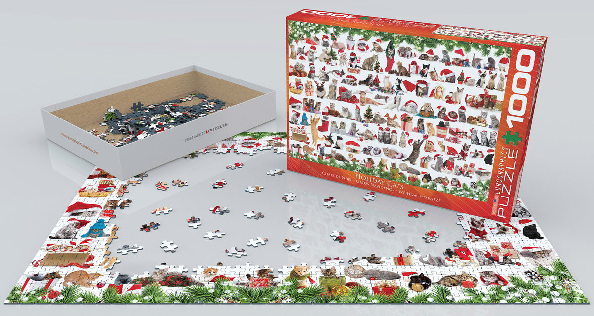 Puzzle: Christmas - Seasonal - Holiday Cats - for just $19.99! 