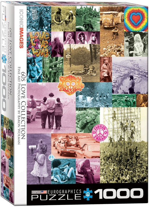 Puzzle: Vintage Art Collages - 60s Love Collection - for just $19.99! 
