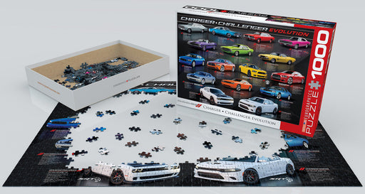 Puzzle: Automotive Evolution Charts - Dodge Charger Challenger Evolution - for just $19.99! 