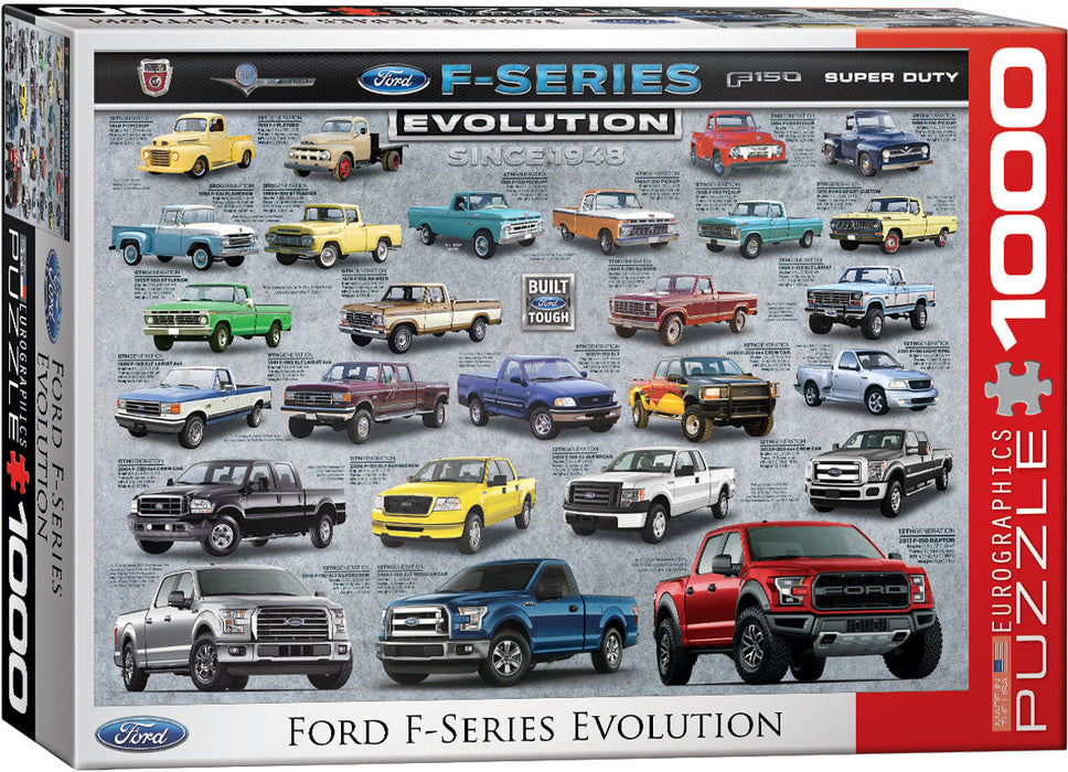 Puzzle: Automotive Evolution Charts - Ford F-Series Evolution - for just $19.99! 