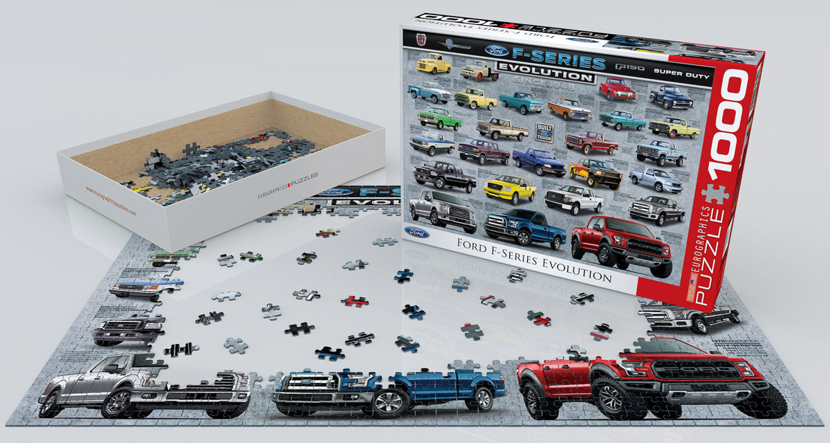 Puzzle: Automotive Evolution Charts - Ford F-Series Evolution - for just $19.99! 