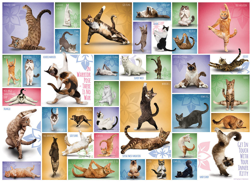Puzzle: Yoga Dogs & Cats Collection - Yoga Cats - for just $19.99! 