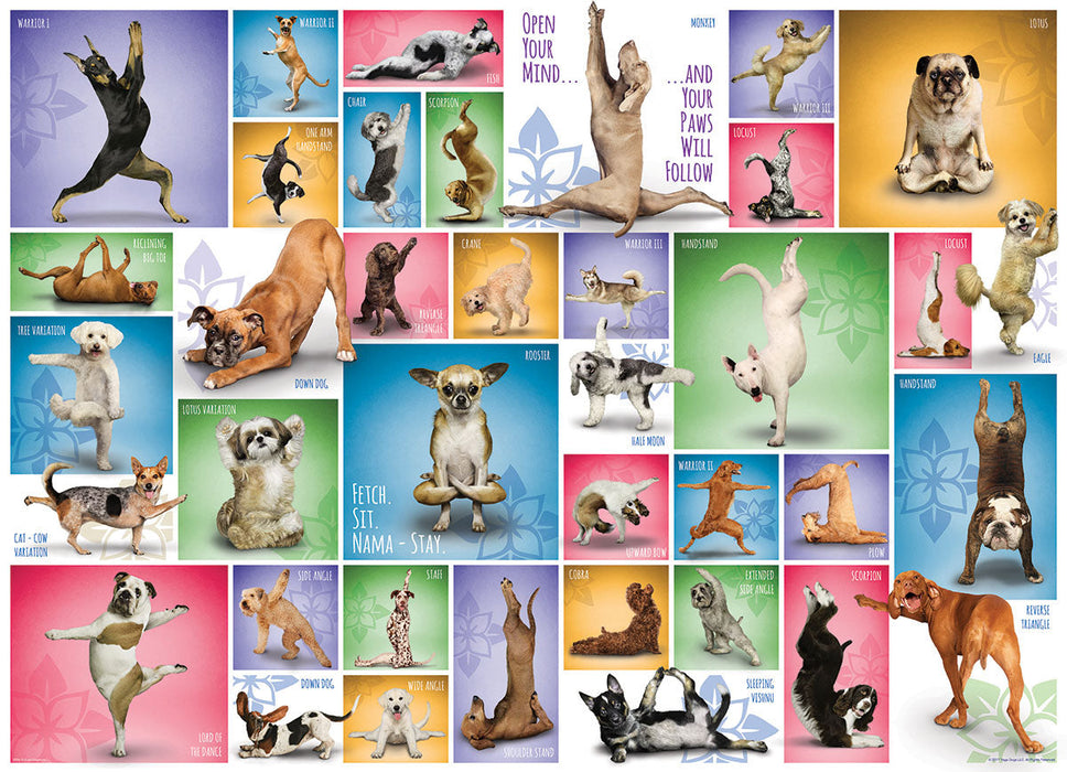 Puzzle: Yoga Dogs & Cats Collection - Yoga Dogs - for just $19.99! 