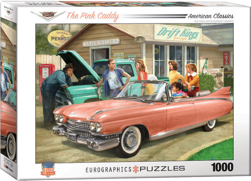 Puzzle: American Car Classics - The Pink Caddy - for just $19.99! 