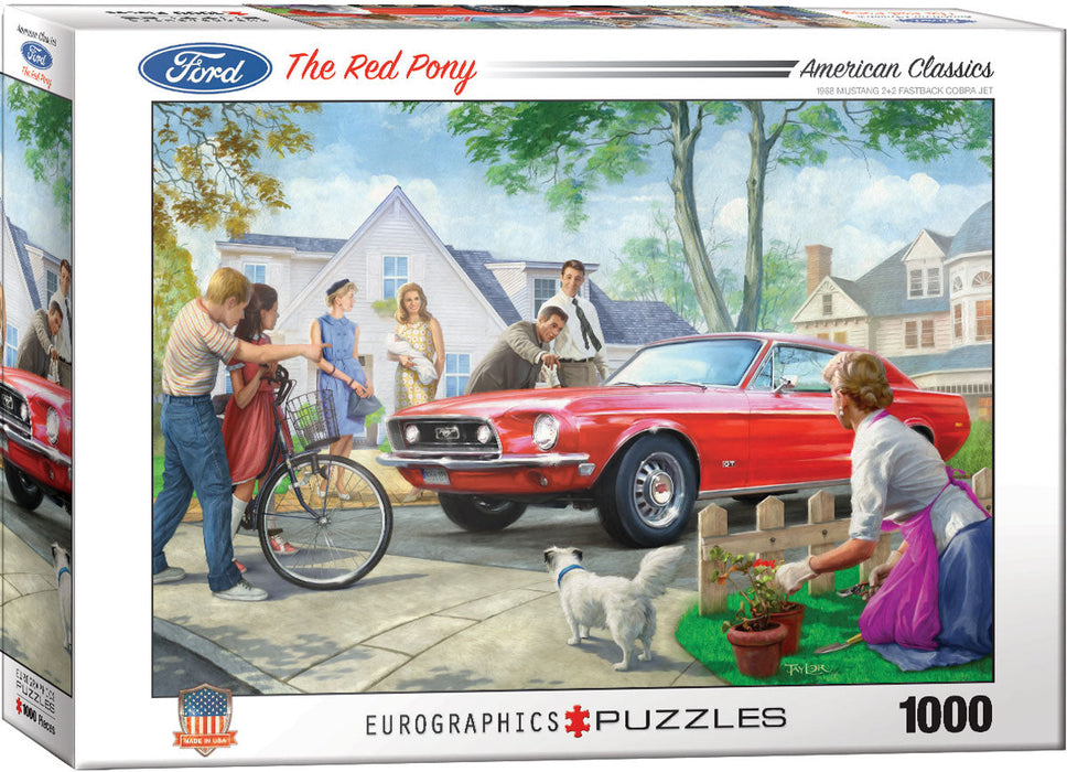 Puzzle: American Car Classics - The Red Pony - for just $19.99! 